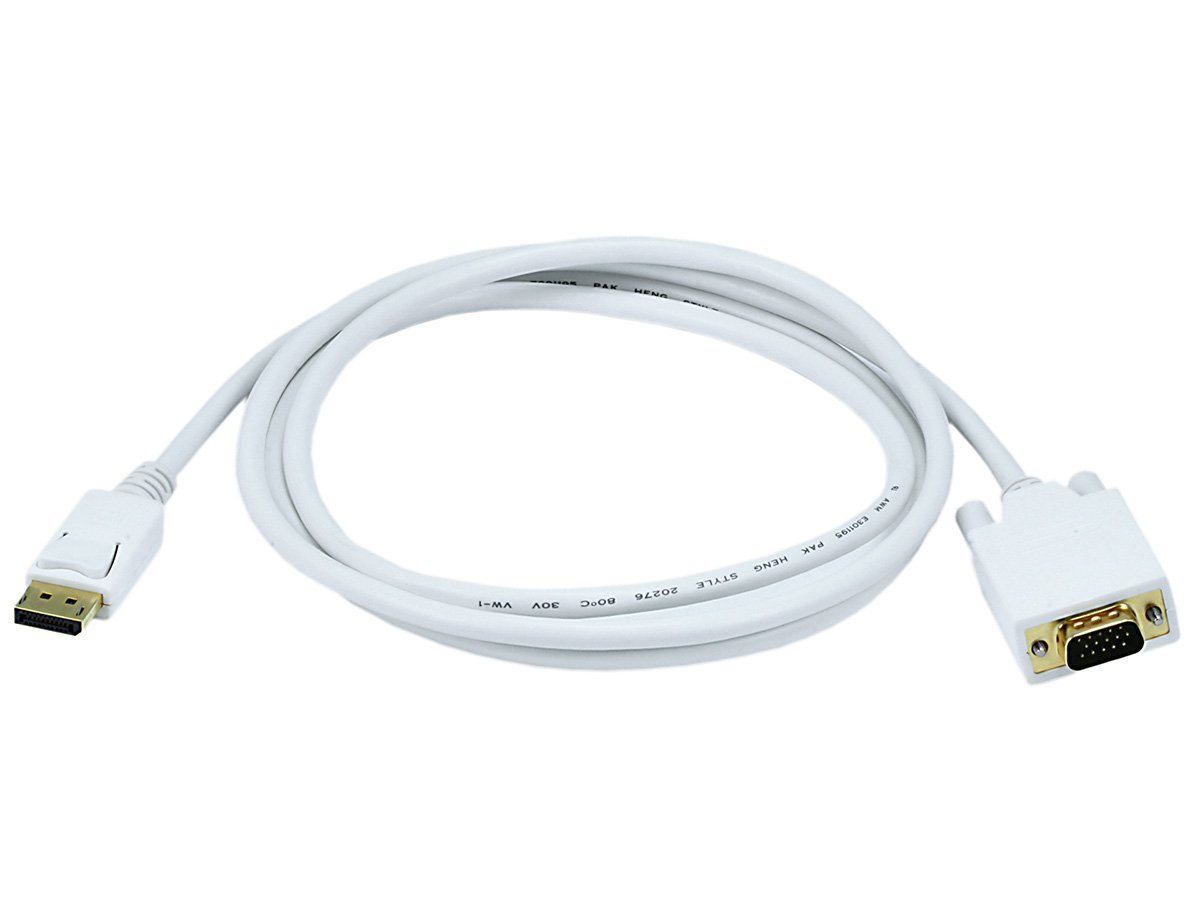 10ft 28AWG DisplayPort to VGA Cable